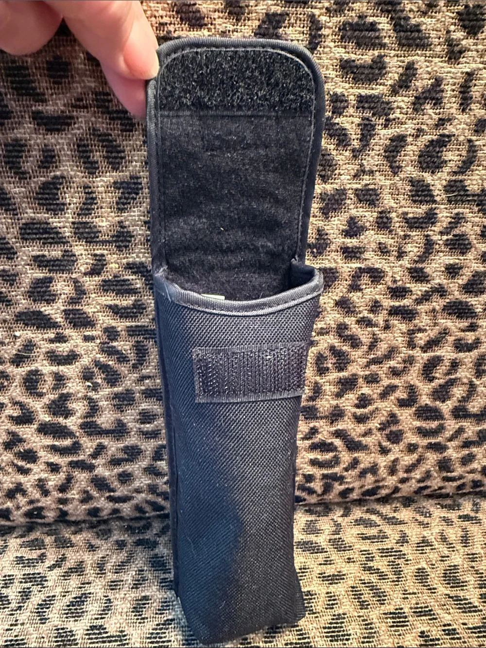 Caterpillar Black Tool Pouch with Yellow CAT Logo